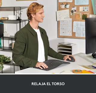 Ratón vertical Logitech Lift para zurdos (gris)