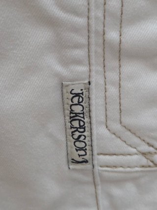 Giubbino jeans bianco donna