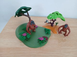 2 Figuras Orangután Playmobil Todo 6,50€