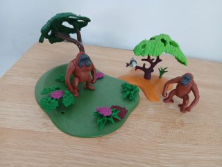 2 Figuras Orangután Playmobil Todo 6,50€
