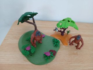 2 Figuras Orangután Playmobil Todo 6,50€