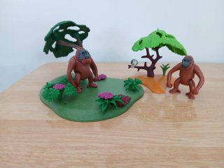 2 Figuras Orangután Playmobil Todo 6,50€