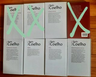 Libros de Paulo Coelho (tapa dura)