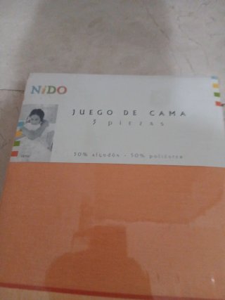Juego de Cama Nido 3 Piezas Naranja