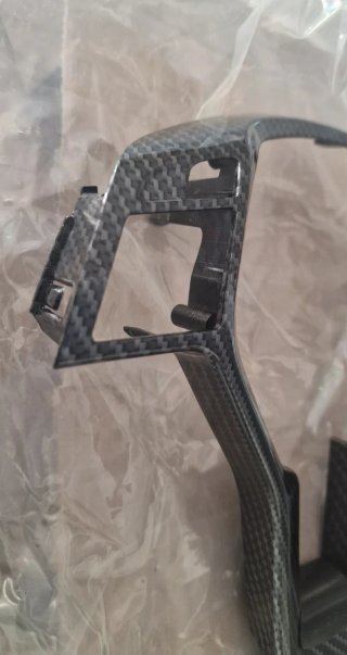 Cornice volante carbon look Mercedes