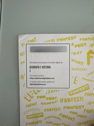 Geografía e Historia 3 eso Fanfest Edelvives