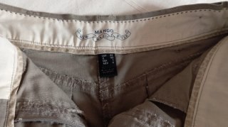 Pantalón corto camel