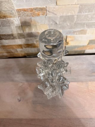 Pareja de lámparas de cristal