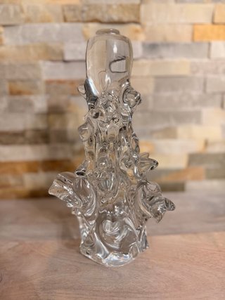Pareja de lámparas de cristal