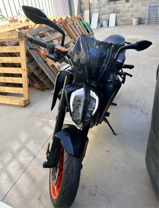 KTM 790 DUKE L Negra/Naranja