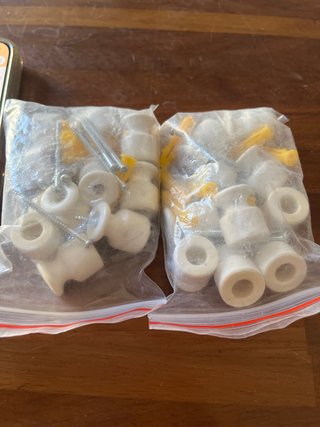 Cilindro del cable y tacos para colgar