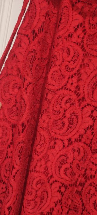Vestido Fiesta Rojo Largo