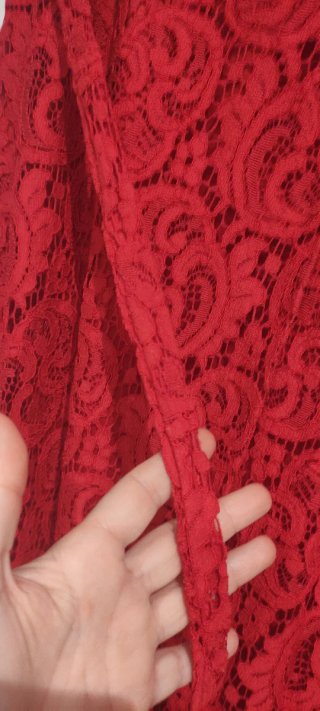 Vestido Fiesta Rojo Largo