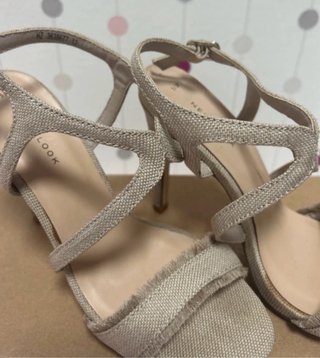 Sandalias New Look Talla 38 Beige