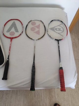 Dunlop Aerogel Flex 600 20€ y Karacal junior 10€