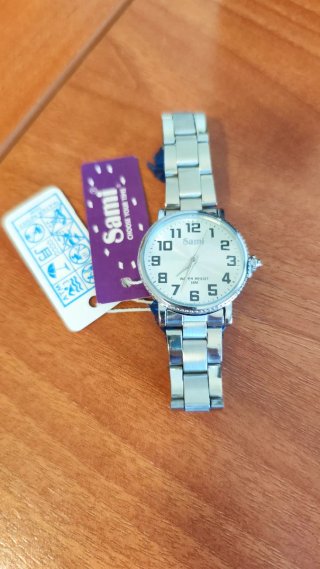 Reloj acero chica o niños nuevo.