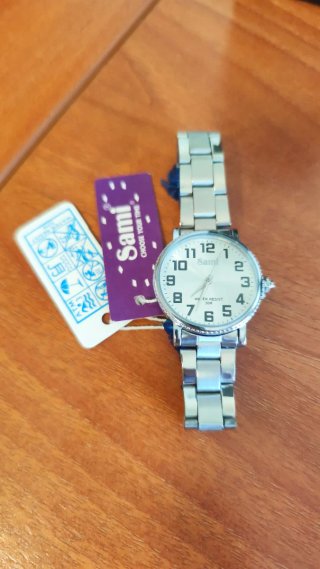 Reloj acero chica o niños nuevo.