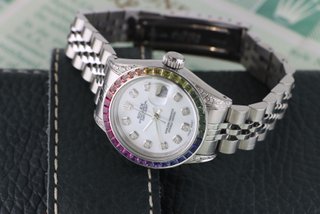 Rolex Datejust 26mm Bisel Arcoíris