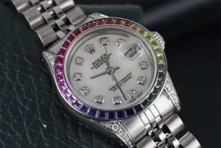 Rolex Datejust 26mm Bisel Arcoíris