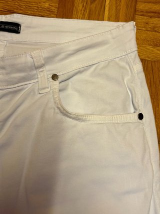 Pantalón blanco hombre 44