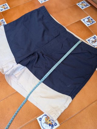 Bañador Adidas Azul y Beige