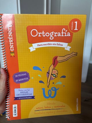 Ortografía, 1 Primaria para escribir sin faltas...