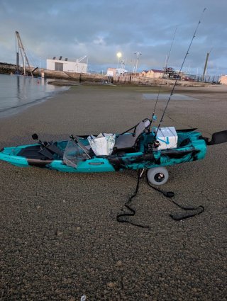 Kayak de pedales shark muy estable