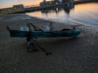Kayak de pedales shark muy estable