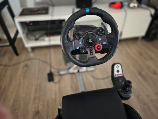 Asiento Playseat con Volante Logitech G29 (Ps5,Pc)