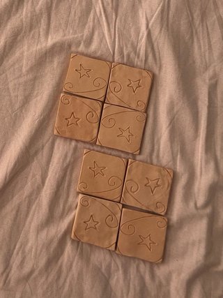 Azulejos sin esmaltar con estrella