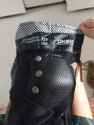 Set 3 Protectores Oxelo Fit 500