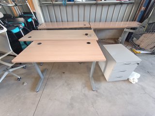 Escritorio madera multifuncional