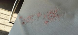 Lenzuolo matrimoniale lino panna con pizzo