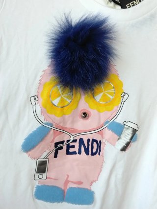 T-shirt Fendi bambina maniche lunghe 8 anni