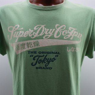 Superdry Camiseta Verde Talla XL