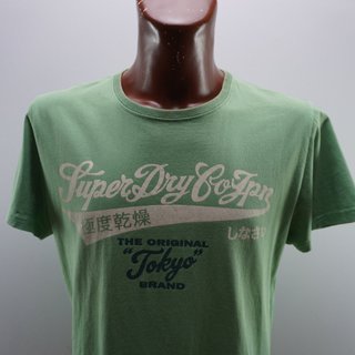 Superdry Camiseta Verde Talla XL