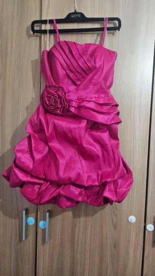 Vestido elegante rosa