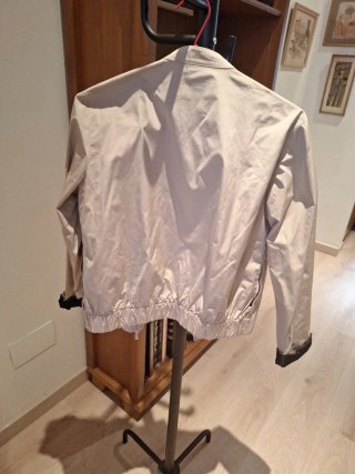 Chaqueta Aspesi rosa palo impermeable L