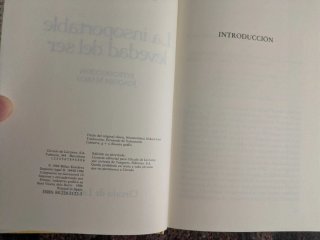 La insoportable levedad del ser