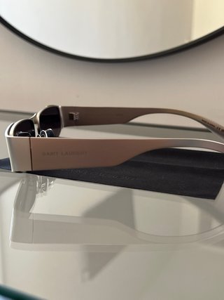 Occhiali da sole Saint Laurent Argento/Nero