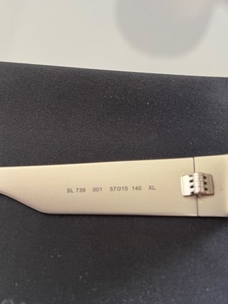 Occhiali da sole Saint Laurent Argento/Nero