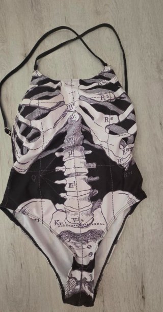 Bañador dibujo  esqueleto