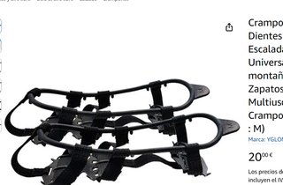 Crampones Portátiles 24 Dientes Antideslizantes