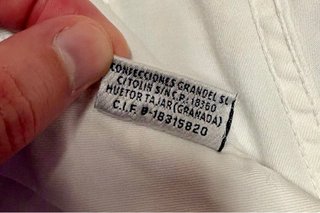 Pantalón blanco hombre 44