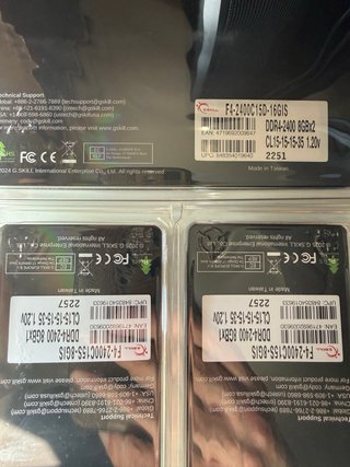 Ram G.Skill DDR4 32GB (4X8Gb)AEGIS 2400MHz NOVAS