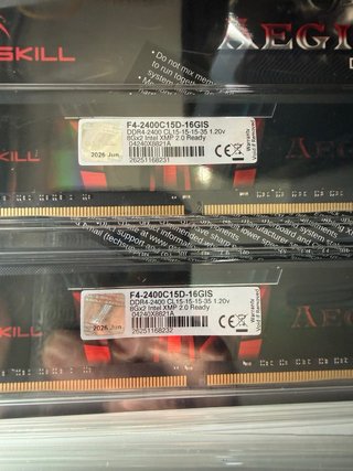 Ram G.Skill DDR4 32GB (4X8Gb)AEGIS 2400MHz NOVAS