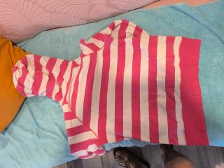 Sudadera Nike Rayas Rosas y Blancas