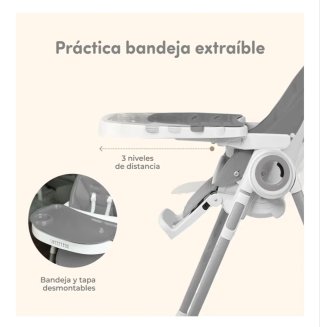 Trona portátil bebé ajustable y plegable