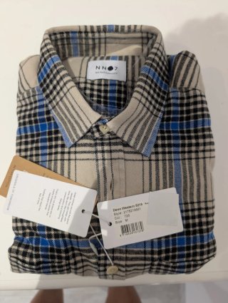 Camisa NN07 Deon Western Talla M Nueva c etiquetas