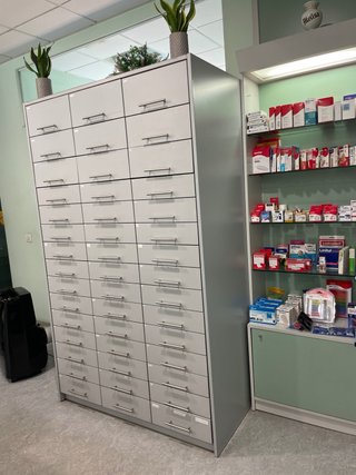 Cajonera Farmacia Gris